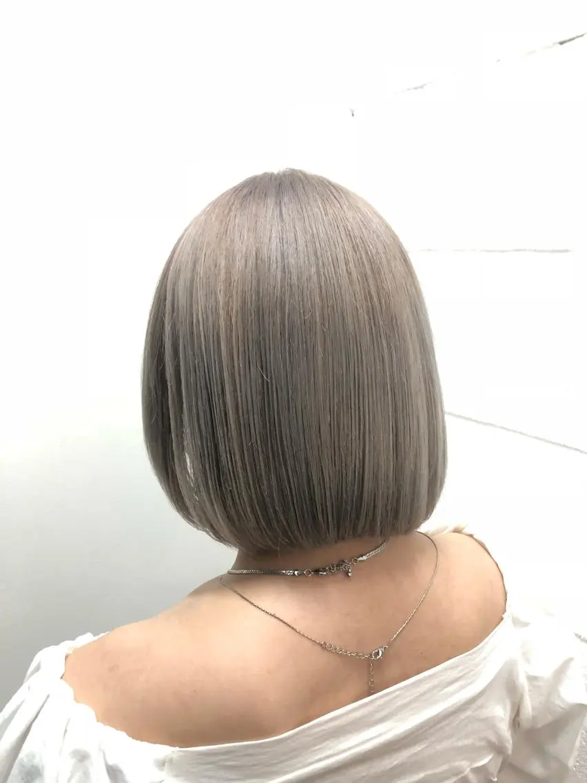 ショート カラー Kro/ダブルカラー /ハイトーン/千葉駅のヘアスタイル
