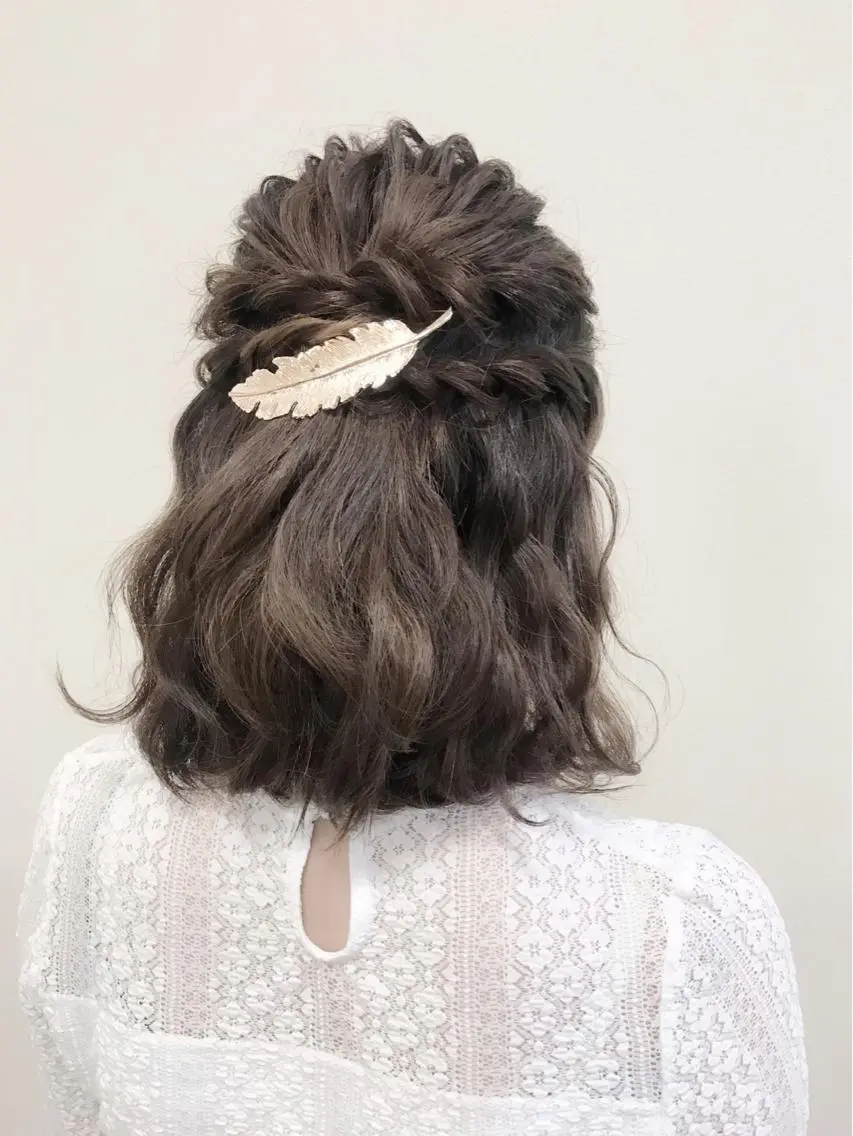 ミディアム ヘアアレンジ ヘアセット 沢田 瞳のヘアスタイル