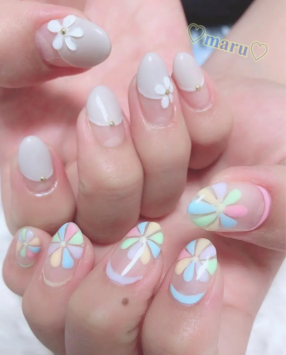 ネイル ハンドネイル フットネイル まるみ♡7/1〜値上 げ致します(>_<)のその他イメージ