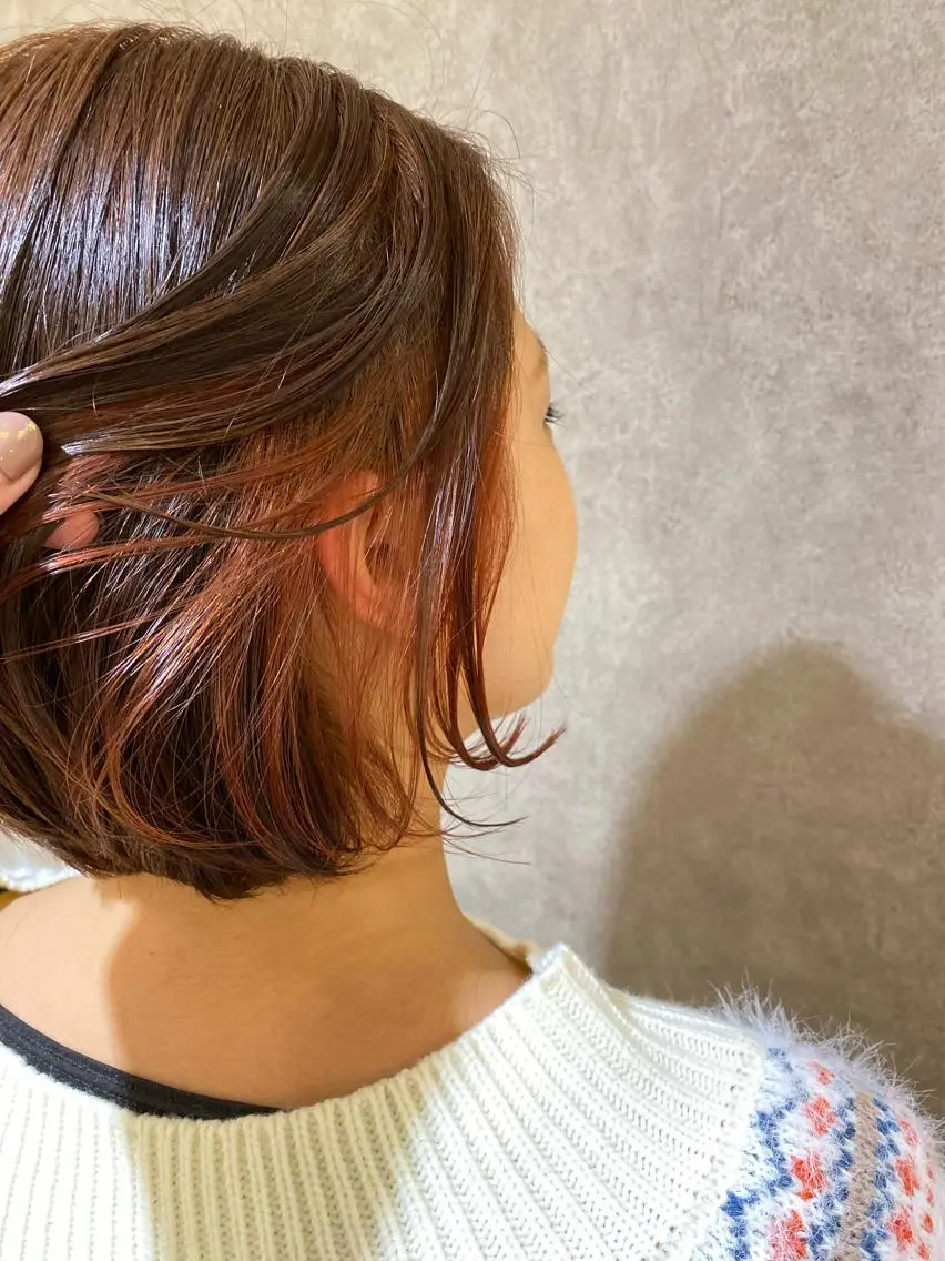 ショート カラー イヤリングカラー 🌼Remember MAE🌼のヘアスタイル
