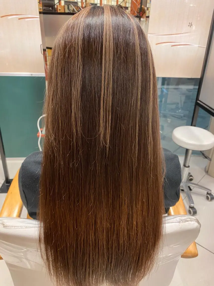 ロング カラー へんみ みかのヘアスタイル