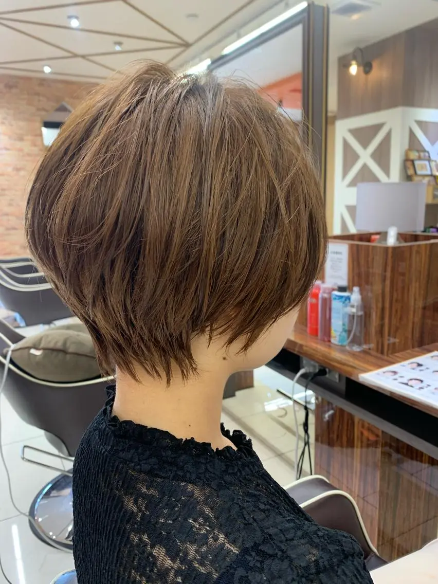 ショート 韓国風特化 池田一之のヘアスタイル