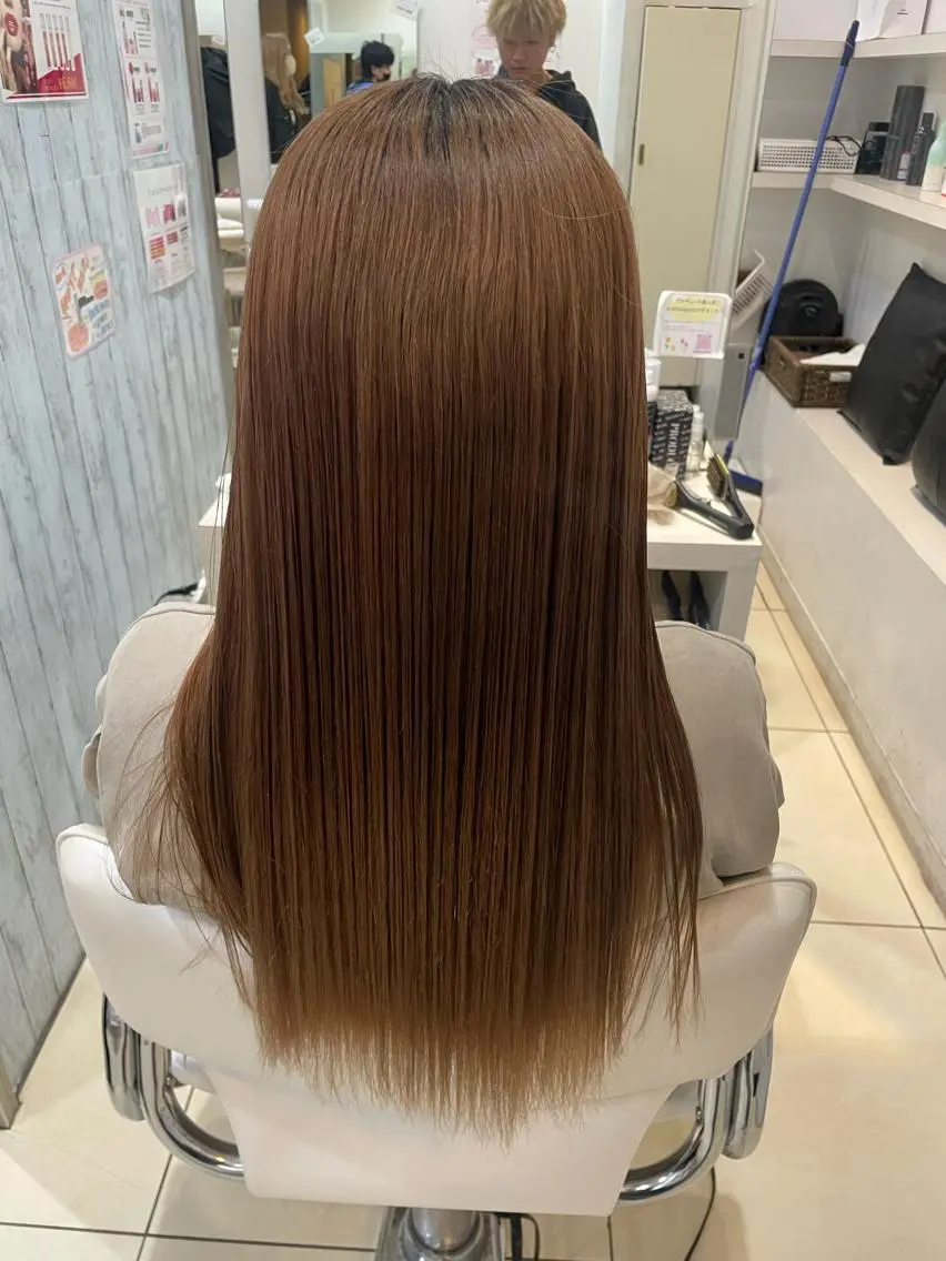 ロング カット ヘアカラー トリートメント 【髪質改善カラー】 瀧田嵐士🇰🇷のヘアスタイル
