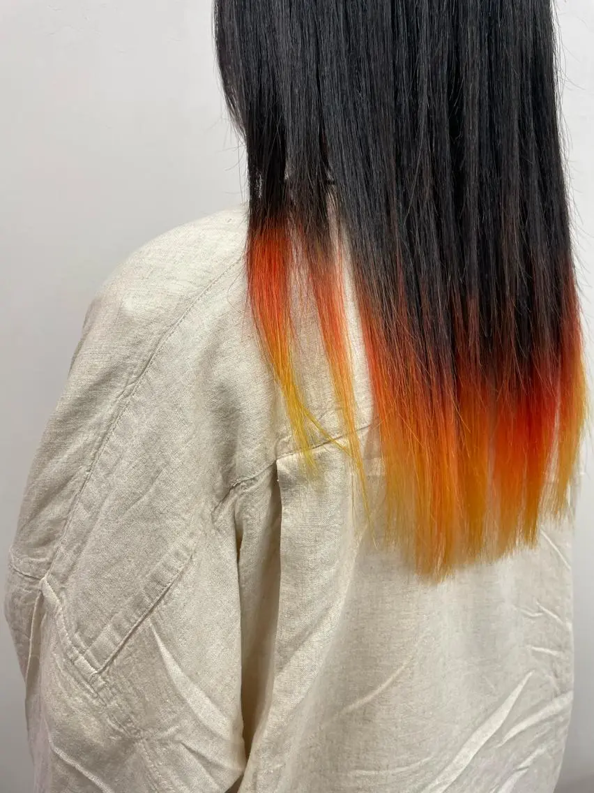 ロング カラー カット ヘアカラー コレットヘアー 田中アヤノのヘアスタイル