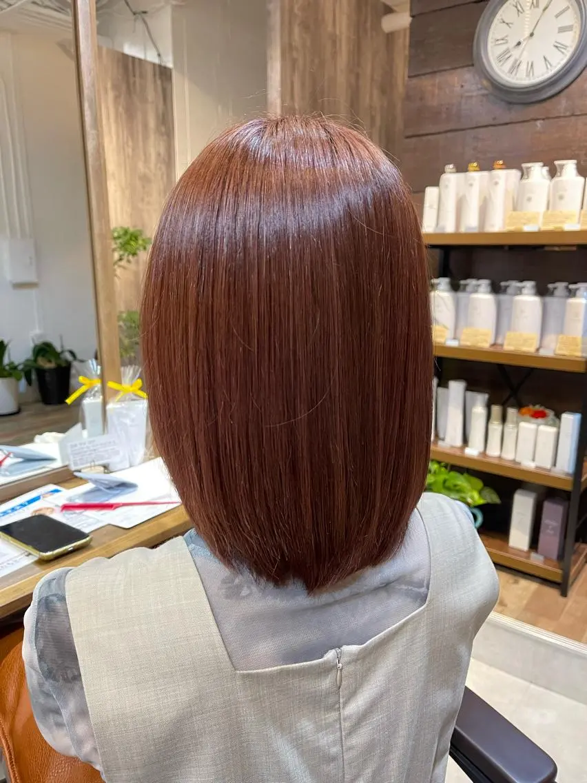 ミディアム 髪質改善 トリートメント 🔴CURIO キュリオ/南船場🔴のヘアスタイル