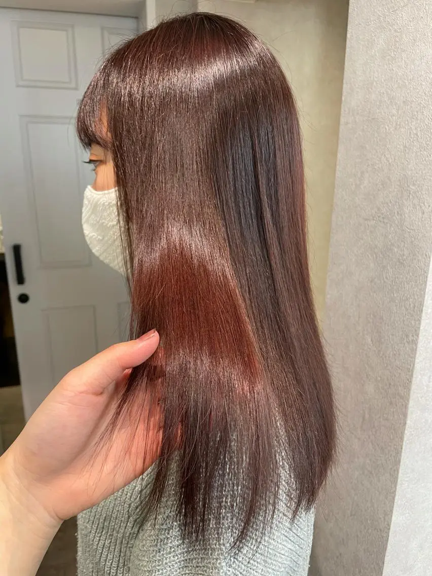 ロング カラー ヘアカラー ナチュラル透明感🌱 小山美樹子のヘアスタイル