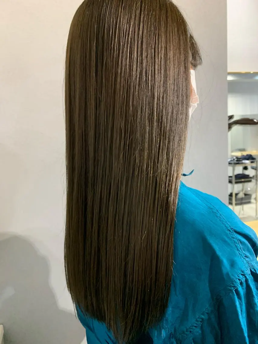 カラー ボブパーマコテ巻き風 パーマNo1深江秀平のヘアスタイル