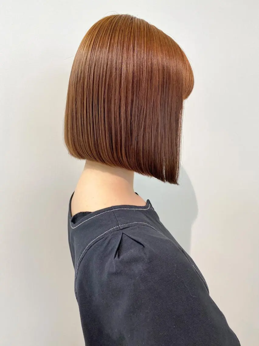 ショート カラー ボブ レイヤーボブ/ボブ 仲川和人のヘアスタイル