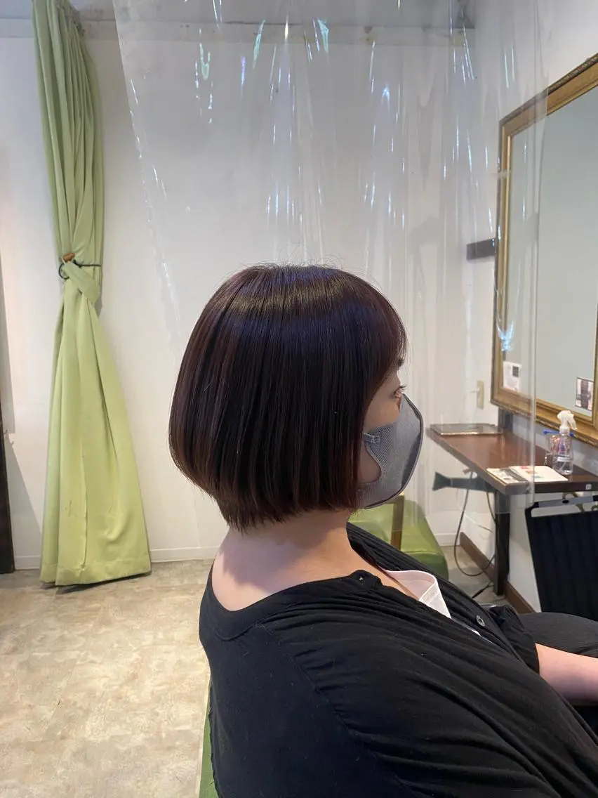 ショート カラー カット ヘアカラー トリートメント 🫧透明感カラー 🫧 ジルバ清水南海のヘアスタイル