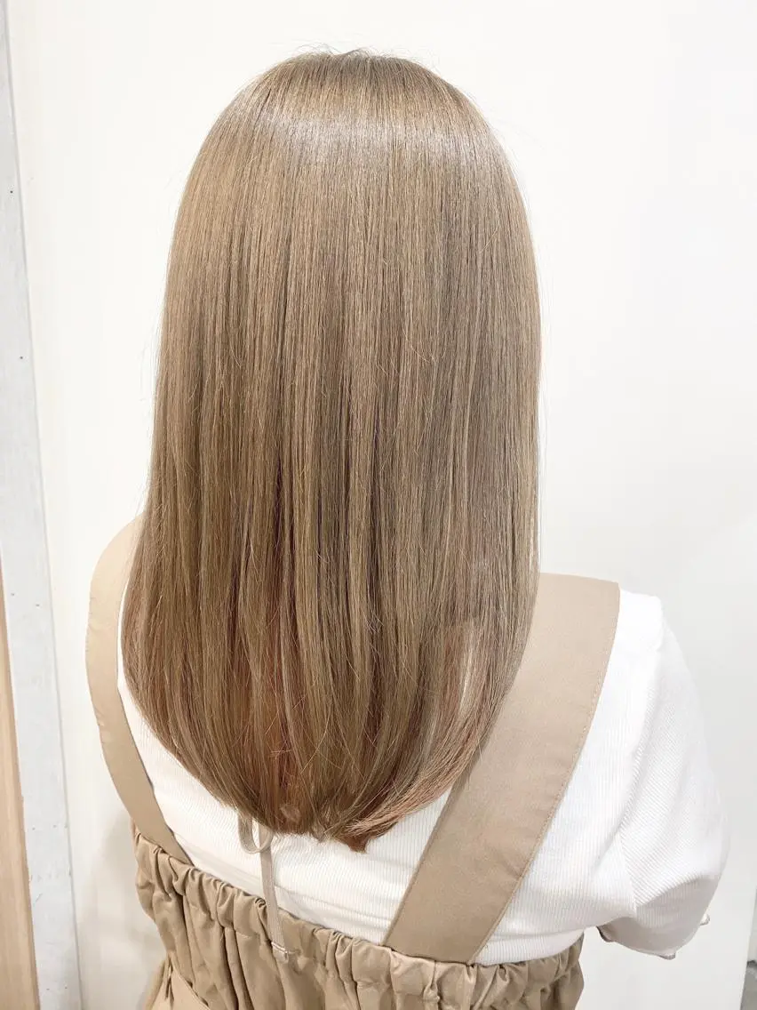 ロング 髪質改善／レイヤー ハッシュカットひなたのヘアスタイル
