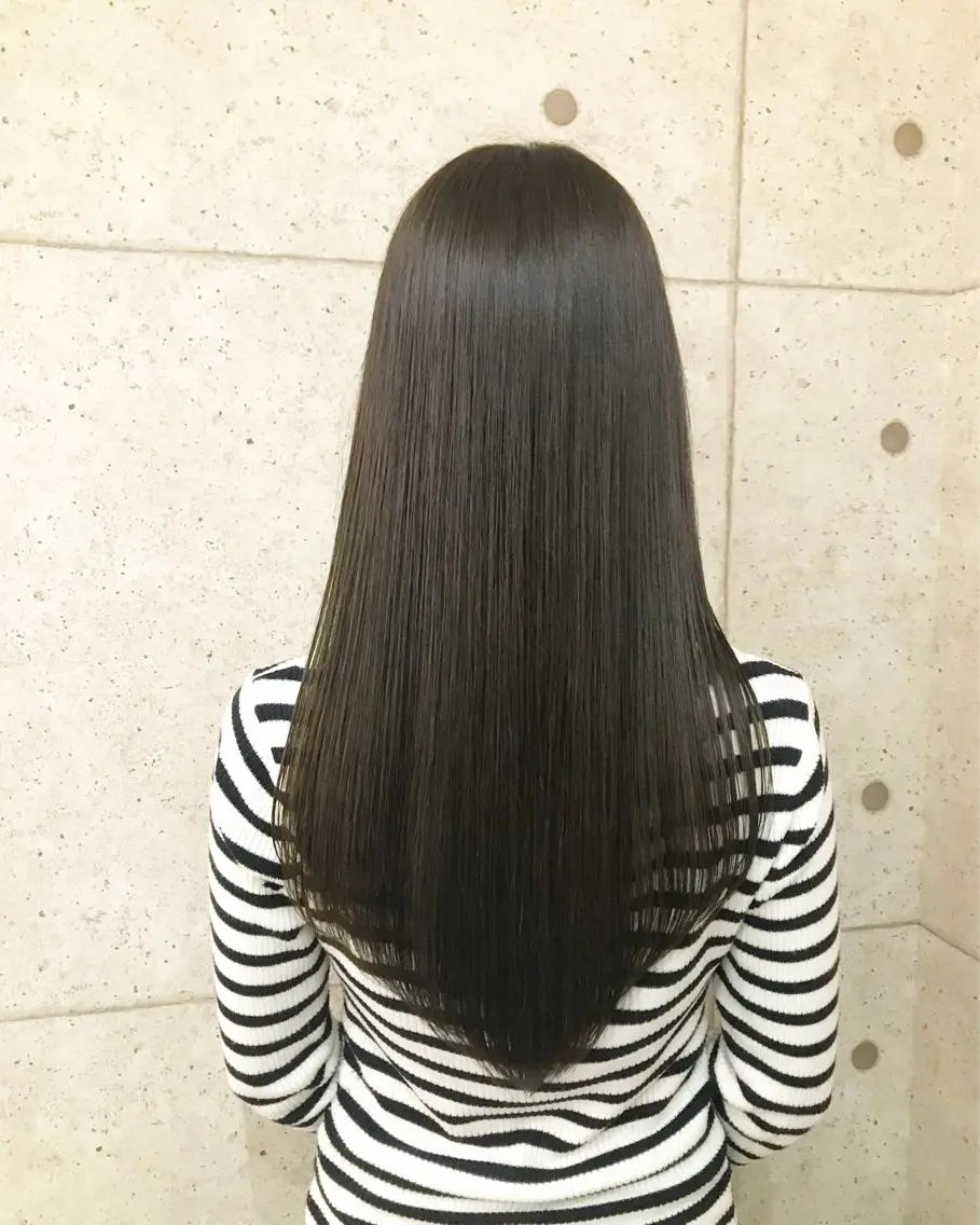 ロング カラー パーマ ヘアカラー トリートメント ヘアセット☆ 髪質改善カラー☆まいのヘアスタイル