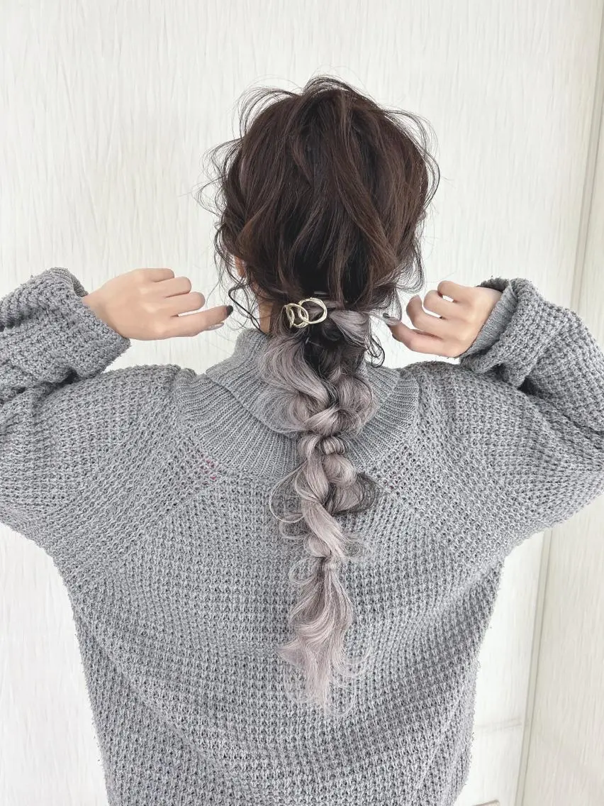 ロング ベルグローヘアセット 🤍まりこのヘアスタイル