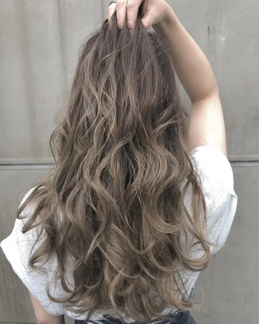 ロング カラー 北間 寛哉のヘアスタイル