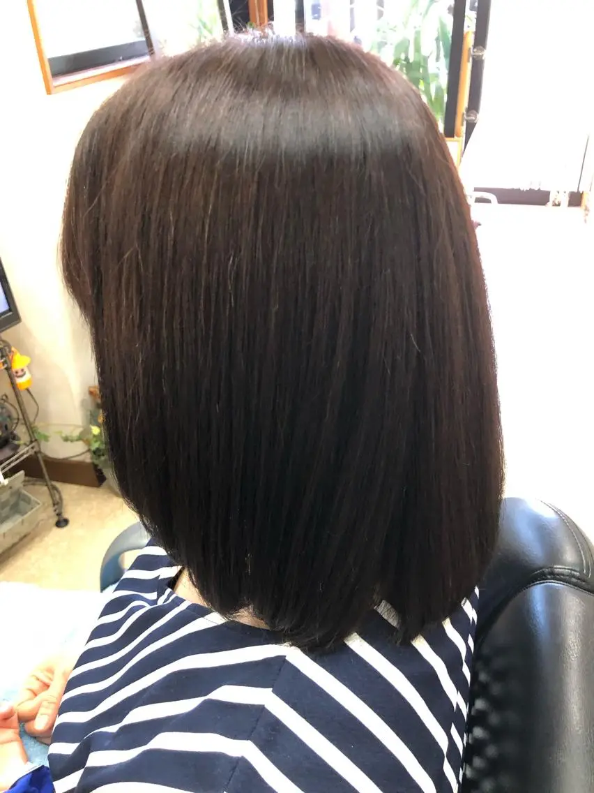 ミディアム 石塚 浩のヘアスタイル