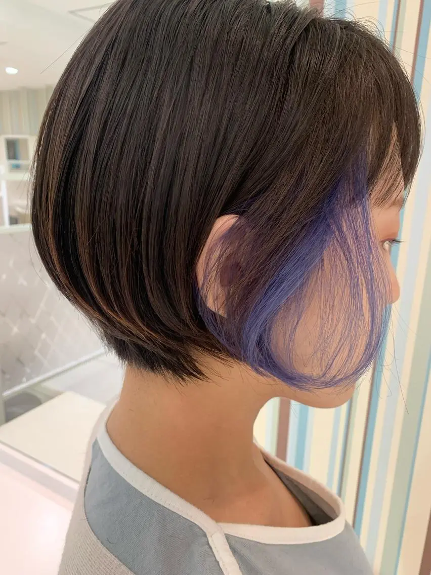 ショート 山田 悠朱里のヘアスタイル