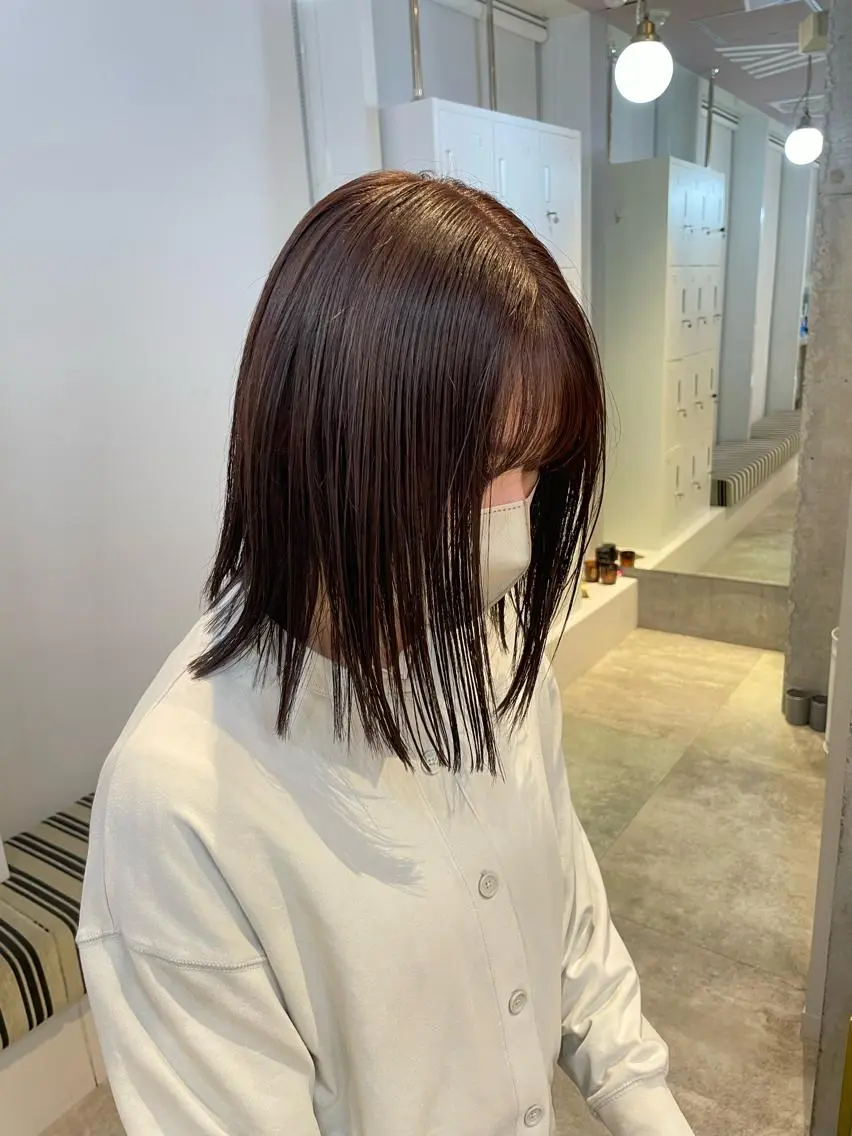 ミディアム ヘアカラー shun 原宿/表参道のヘアスタイル