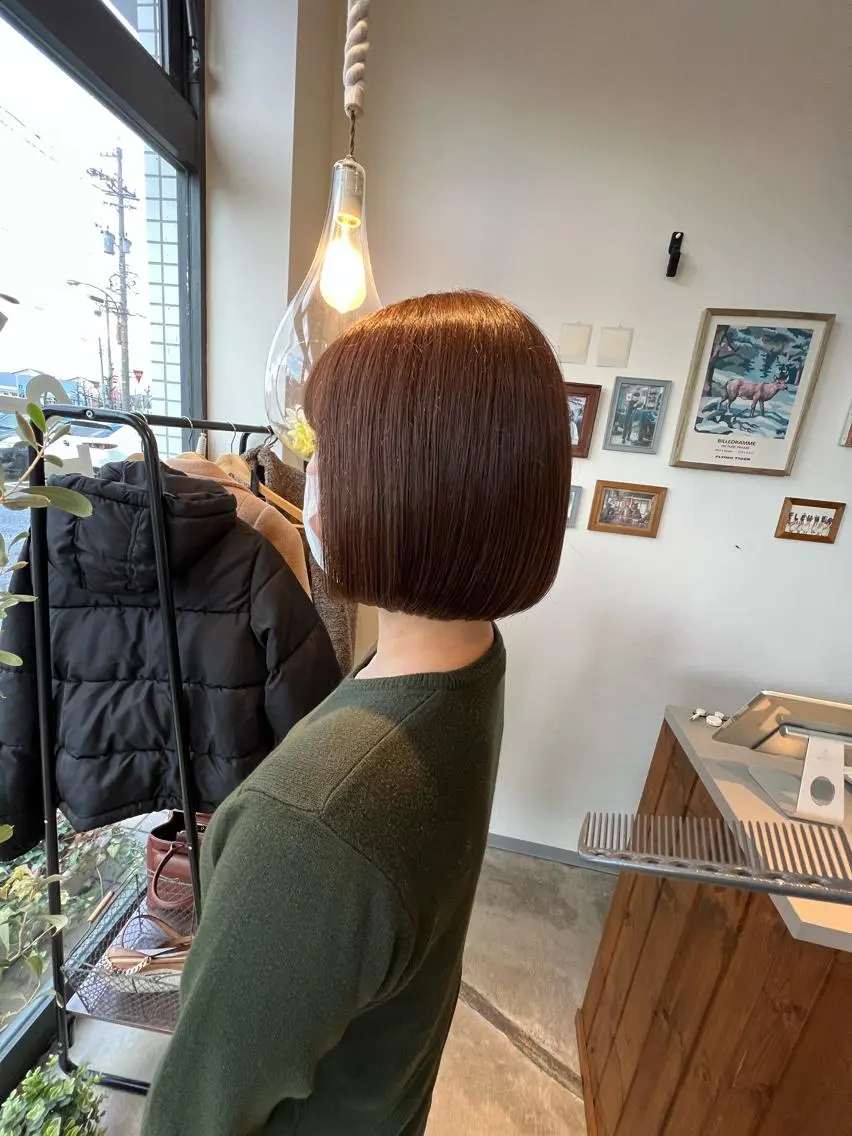 ショート ボブ 松永 真弥のヘアスタイル