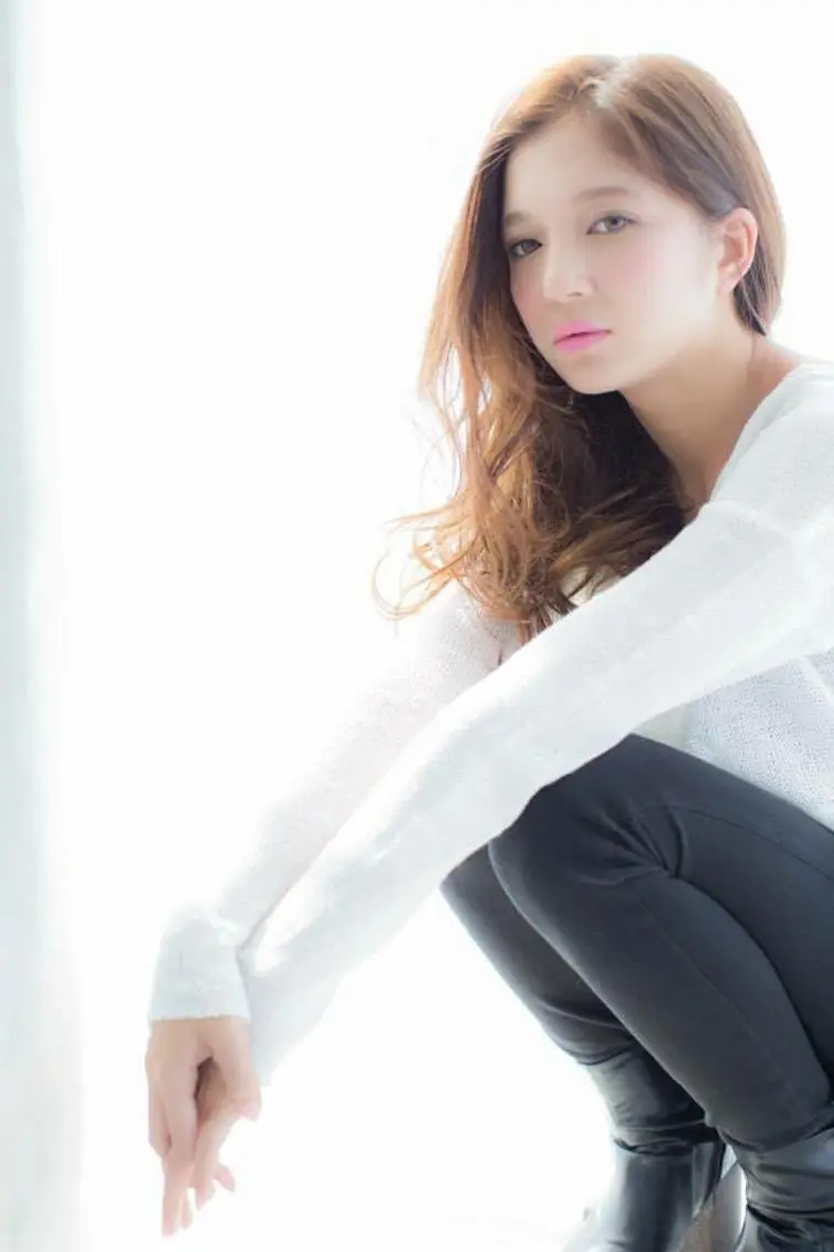 セミロング ロング カラー ヘアアレンジ 内藤 達也のヘアスタイル