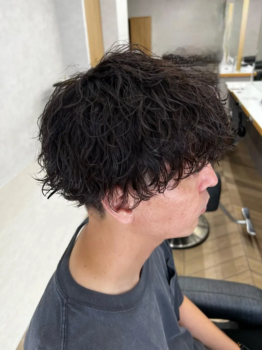 ミディアム カラー メンズ 🏅メンズ特化 ヤマクラ タイキのヘアスタイル