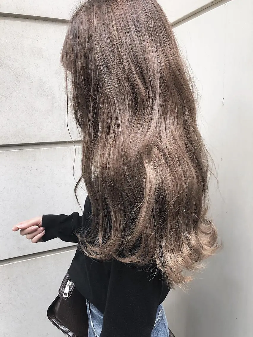 ロング カラー ヘアアレンジ カット ヘアカラー トリートメント Aloa透明感ヘア ♡kanami♡のヘアスタイル