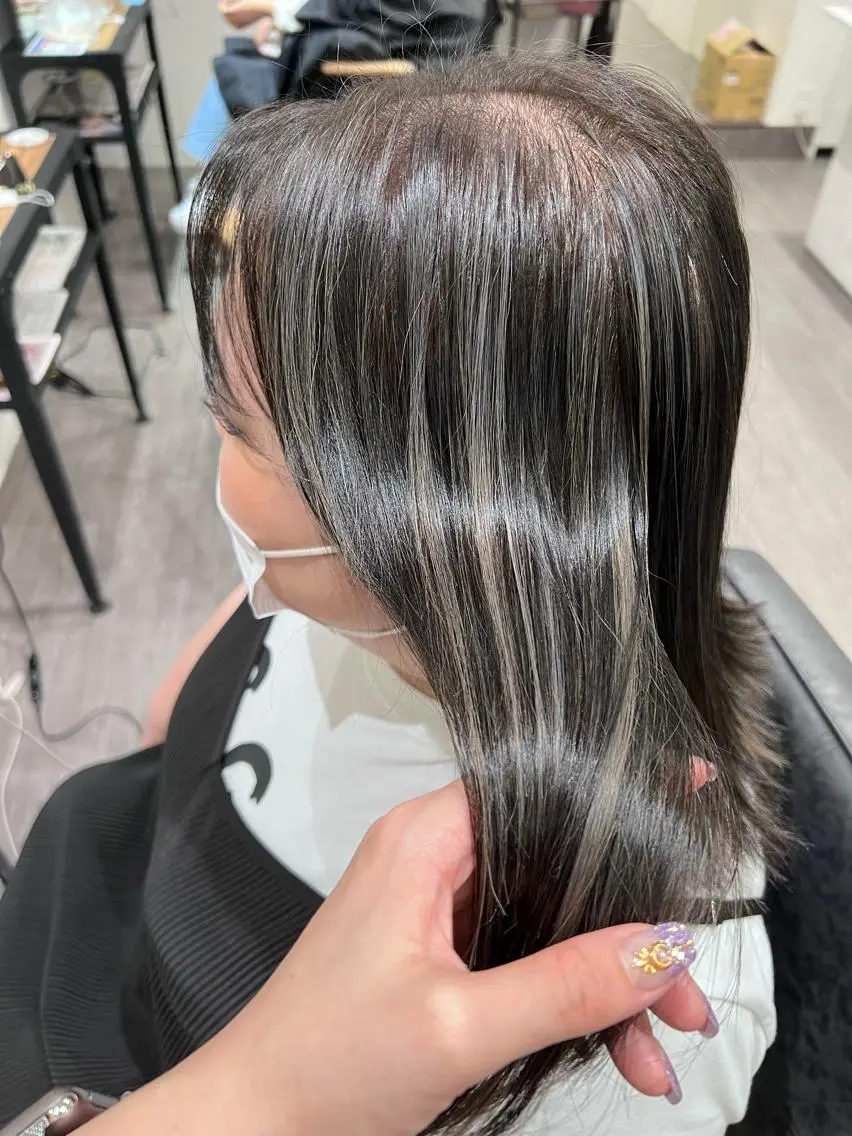 ミディアム カット ヘアカラー トリートメント トップスタイリスト/ アユミのヘアスタイル