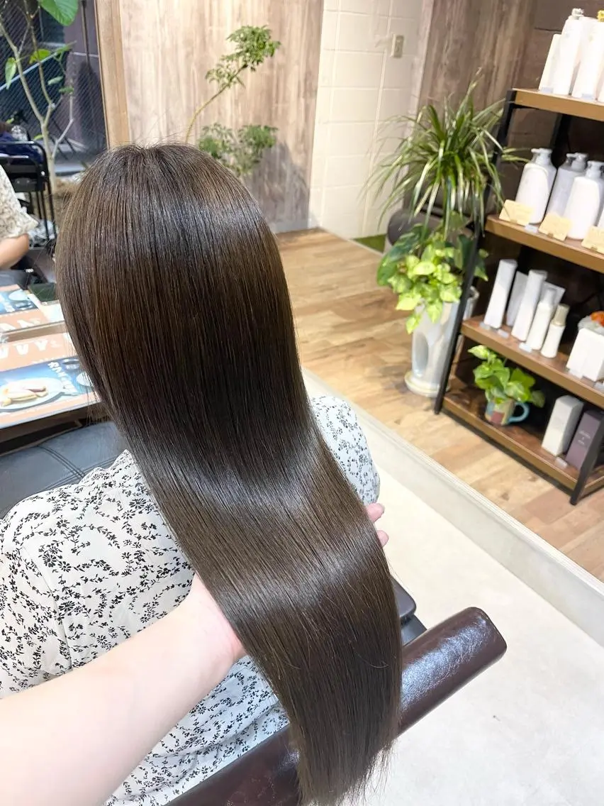 ロング カラー トリートメント 🔴CURIO キュリオ/南船場🔴のヘアスタイル