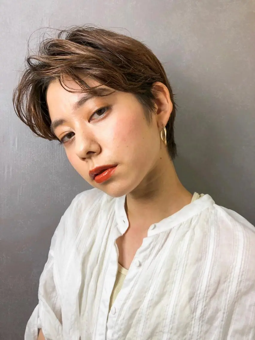 ショート カット トリートメント 一ノ瀬 暁のヘアスタイル