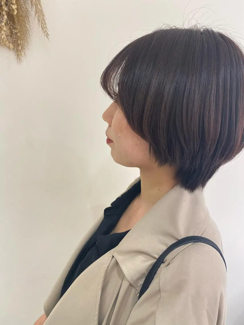 ショート カラー 銀座メンズ専門🖤 叶奈々のヘアスタイル