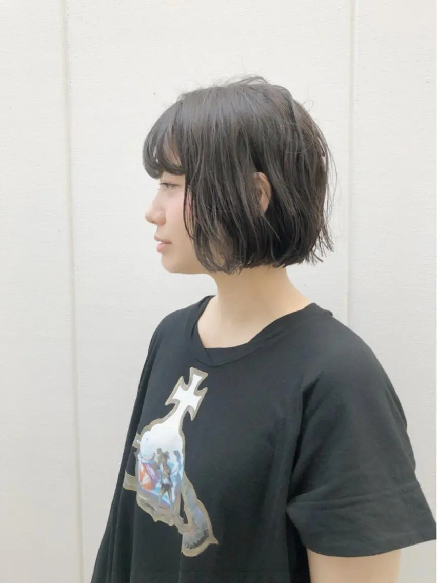 ショート カラー ノグチ ユウキ/ボブのヘアスタイル