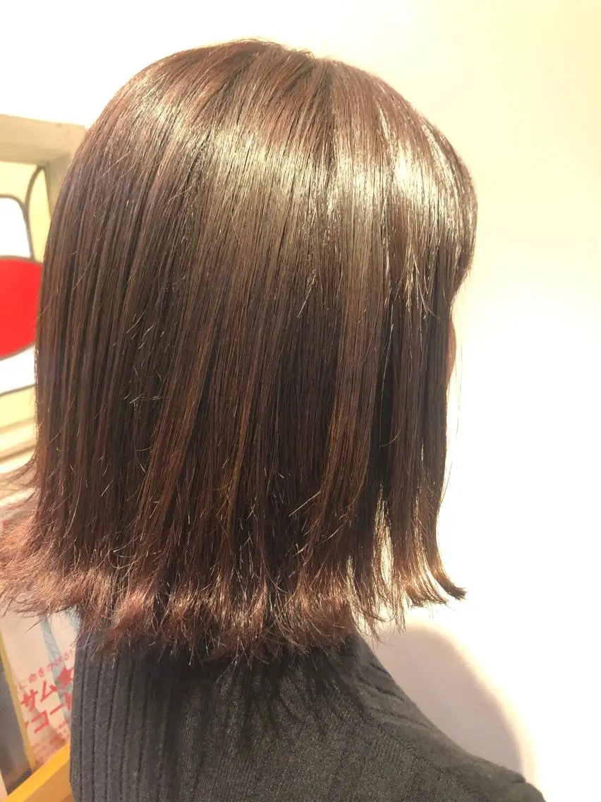 ミディアム メンズパーマ、カラー 大募集村上莉奈のヘアスタイル