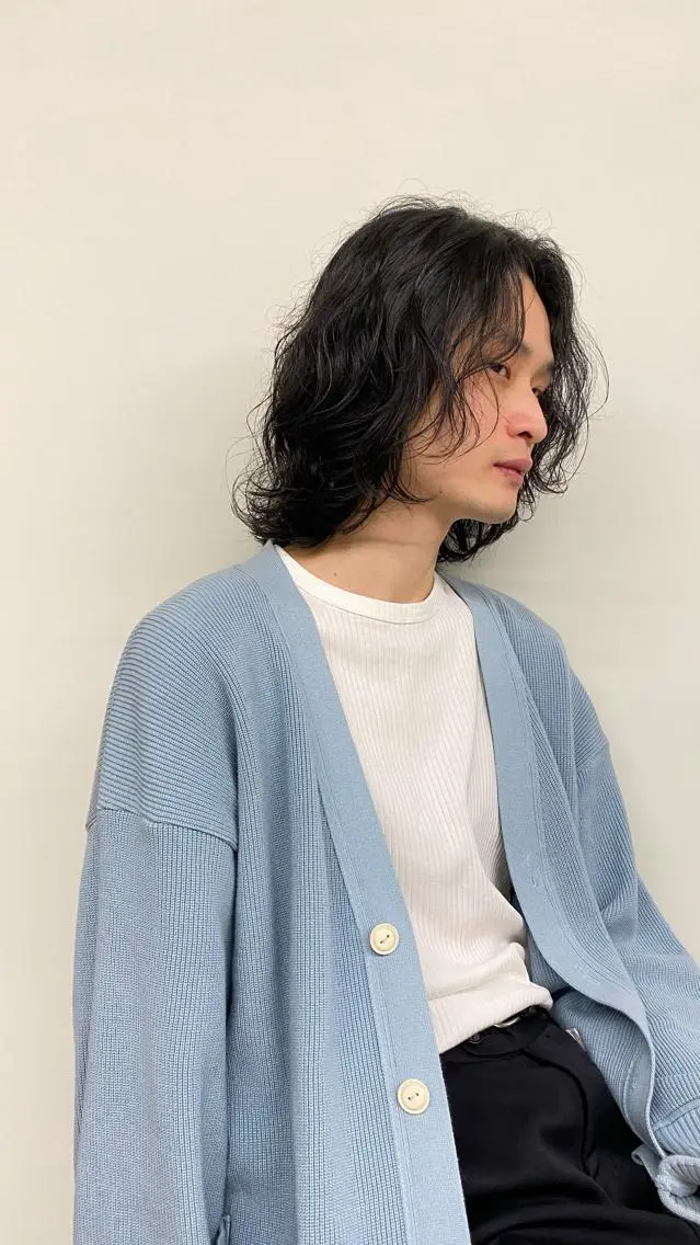 セミロング パーマ メンズ カット パーマ トリートメント 渡辺 誠のその他イメージ