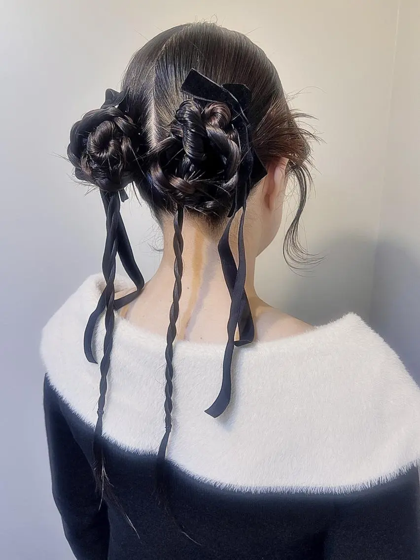 ヘアアレンジ ヘアセット 🤍ヘアセット.ヘア アレンジ湯山詩織🤍のヘアスタイル