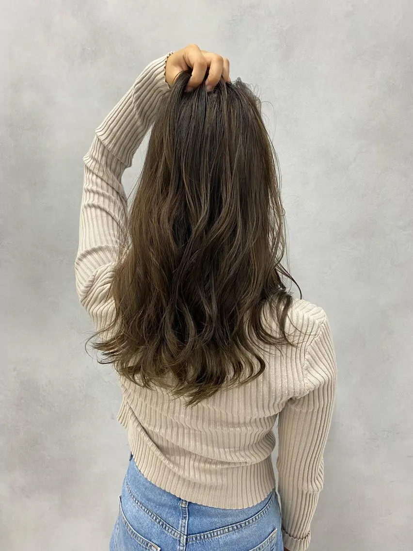 カラー 透明感カラー 板橋 島村美咲のヘアスタイル