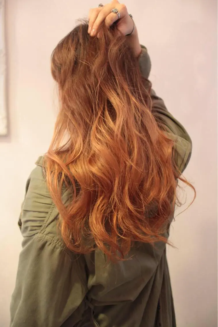 ロング カラー 平川 友希子のヘアスタイル