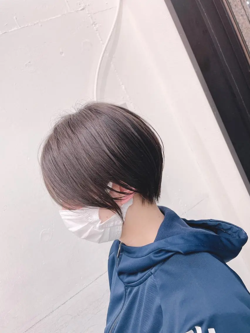 ショート ショートボブ ボブ ショートヘア 野々村 麻由のヘアスタイル