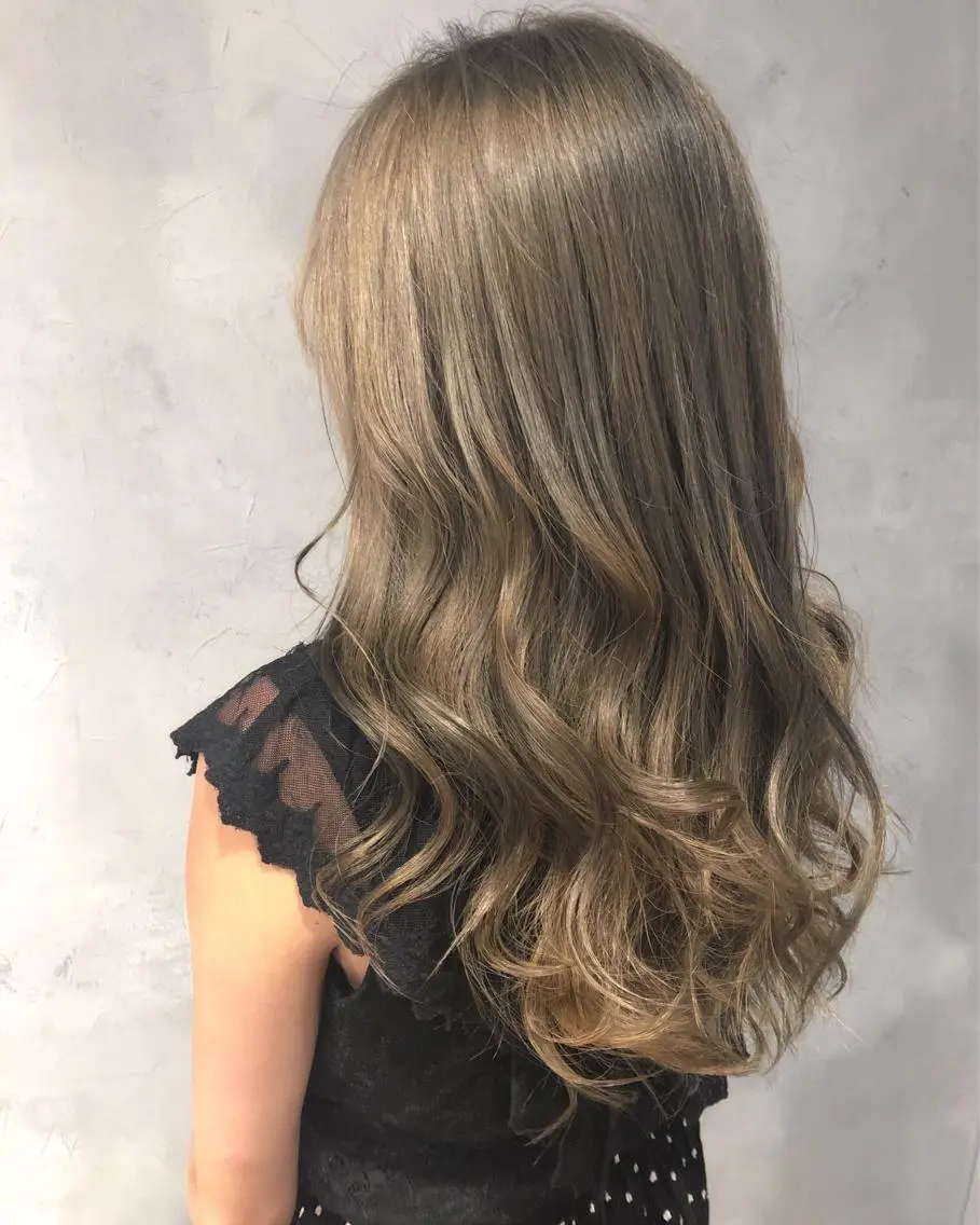 ロング トリートメント カット ヘアカラー 南都 良太のヘアスタイル