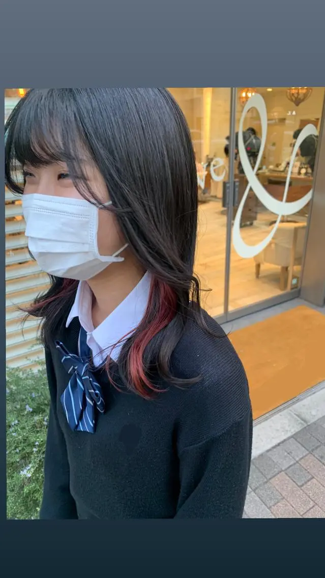 セミロング カラー ピンクカラー 🌿パーマ大好評 メンズ特化🌿ワタルのヘアスタイル