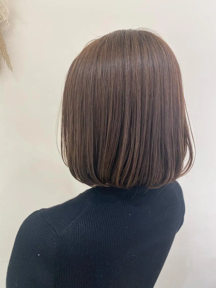 ショート カラー 銀座メンズ専門🖤 叶奈々のヘアスタイル