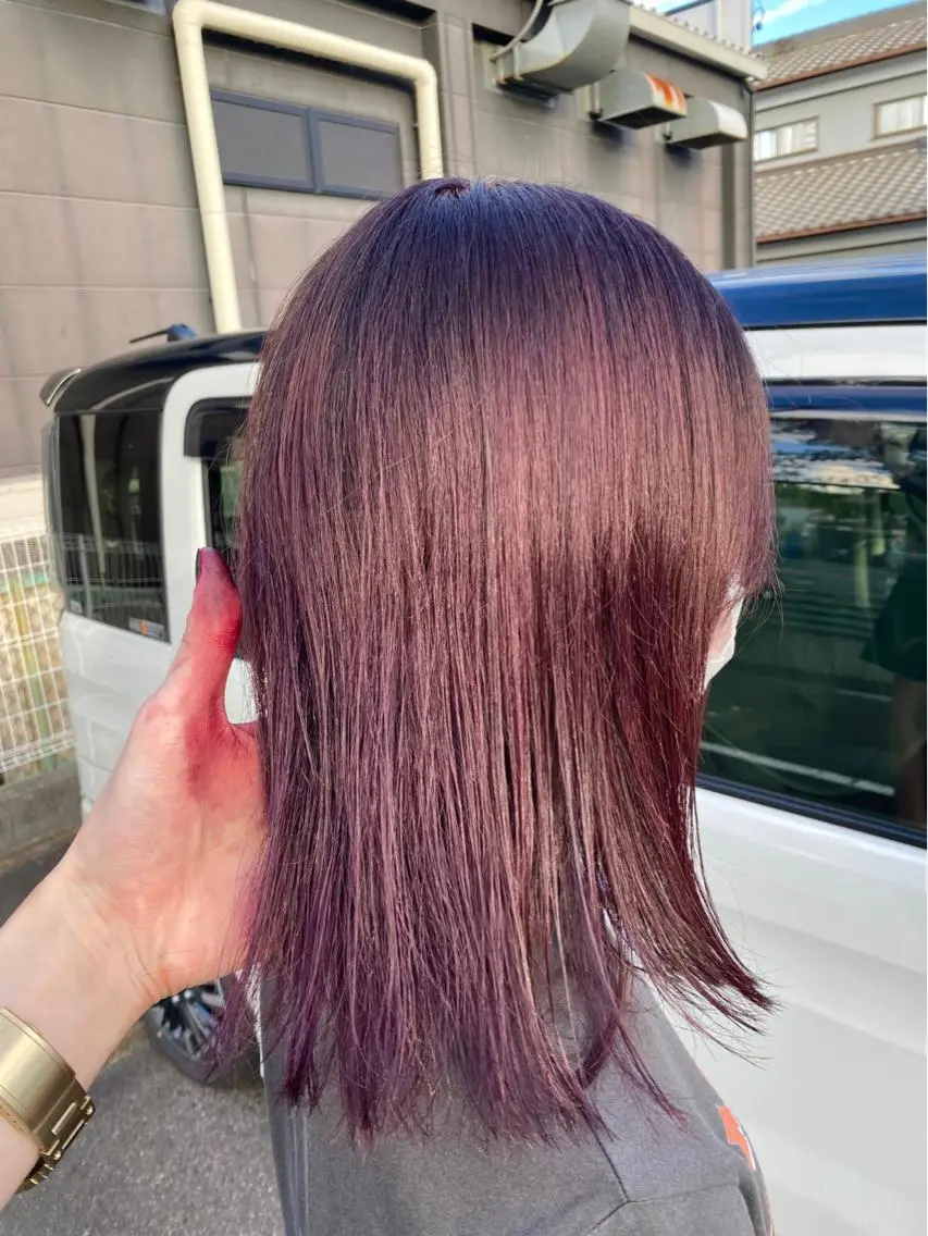 カラー SALOWIN栄 高須大貴のヘアスタイル