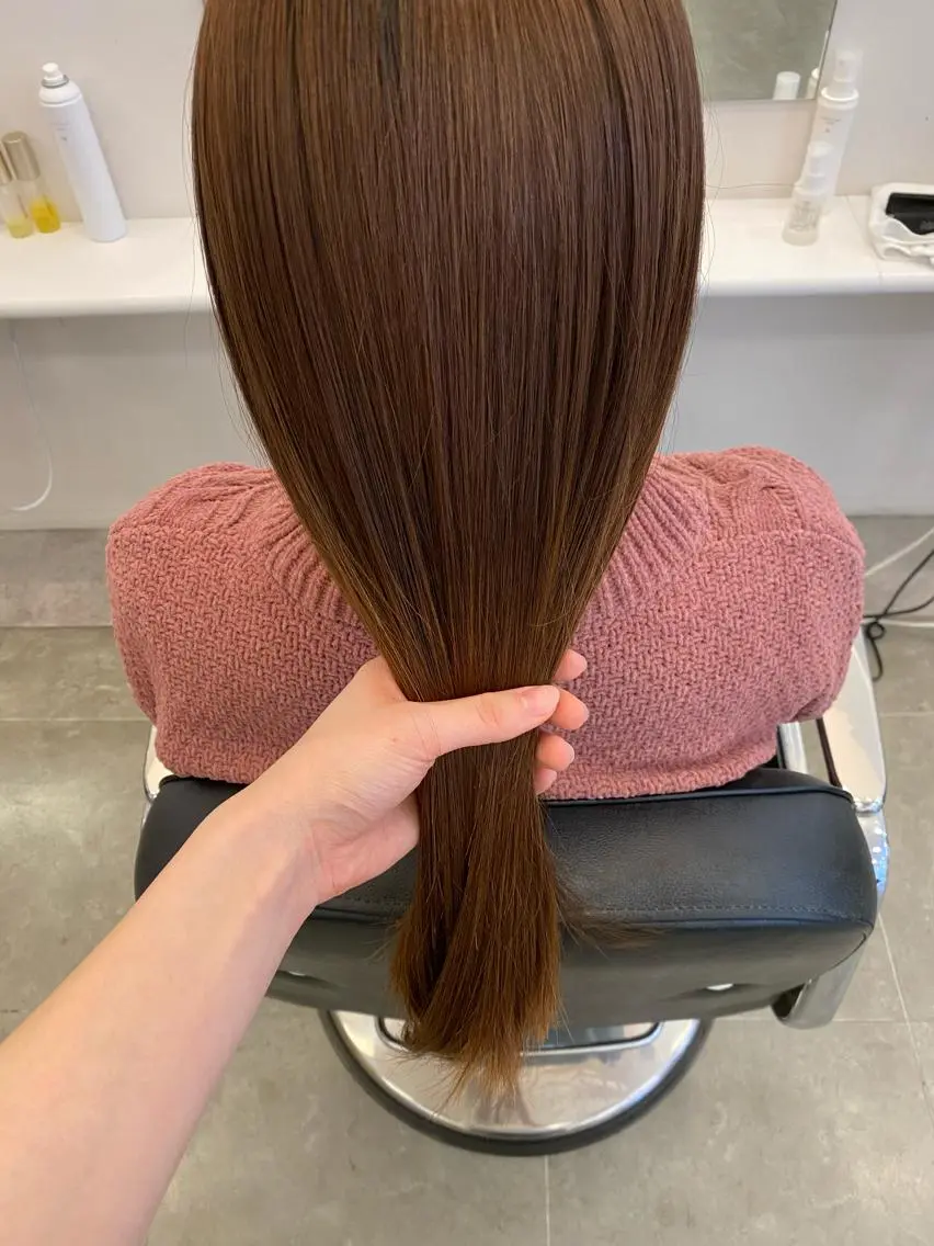 ロング Okamura Chisatoのヘアスタイル