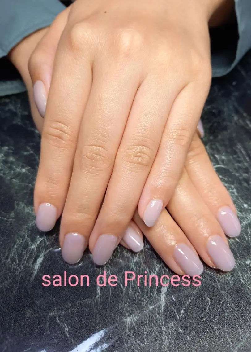ネイル ワンカラーネイル 春ネイル salon de  Princessのネイルデザイン