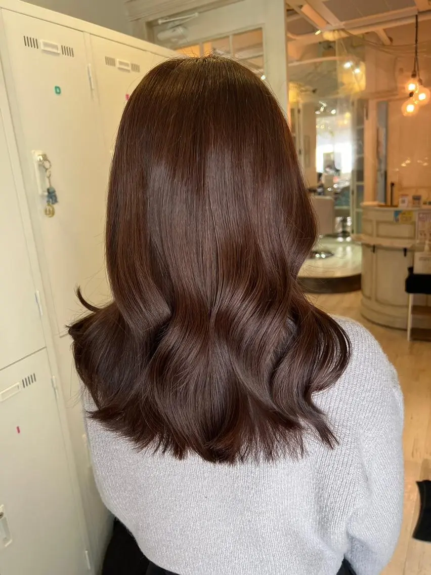 パーマ カラー ヘアアレンジ ロング アディクシーカラー アッシュ バレイヤージュ ベージュカラー ブリーチ カット ヘアカラー N° uairo 川崎店【ユアイロ】のヘアスタイル