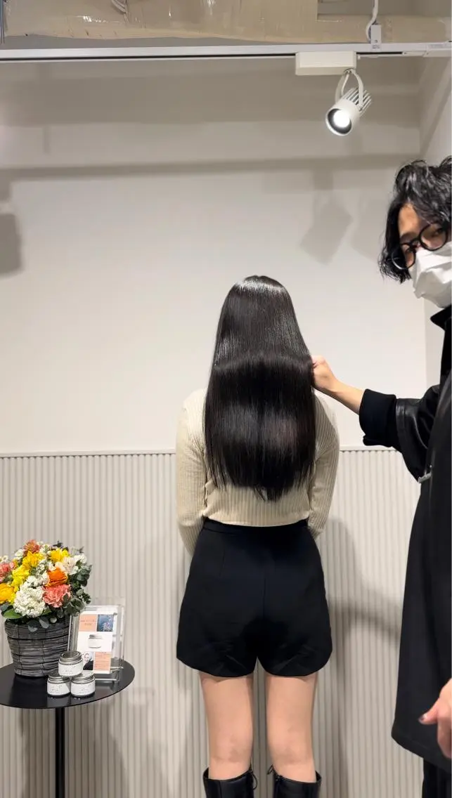 ロング 髪質改善 縮毛矯正 トリートメント 酸熱トリートメント 髪質改善/美髪師/ 田邊翔伍のヘアスタイル