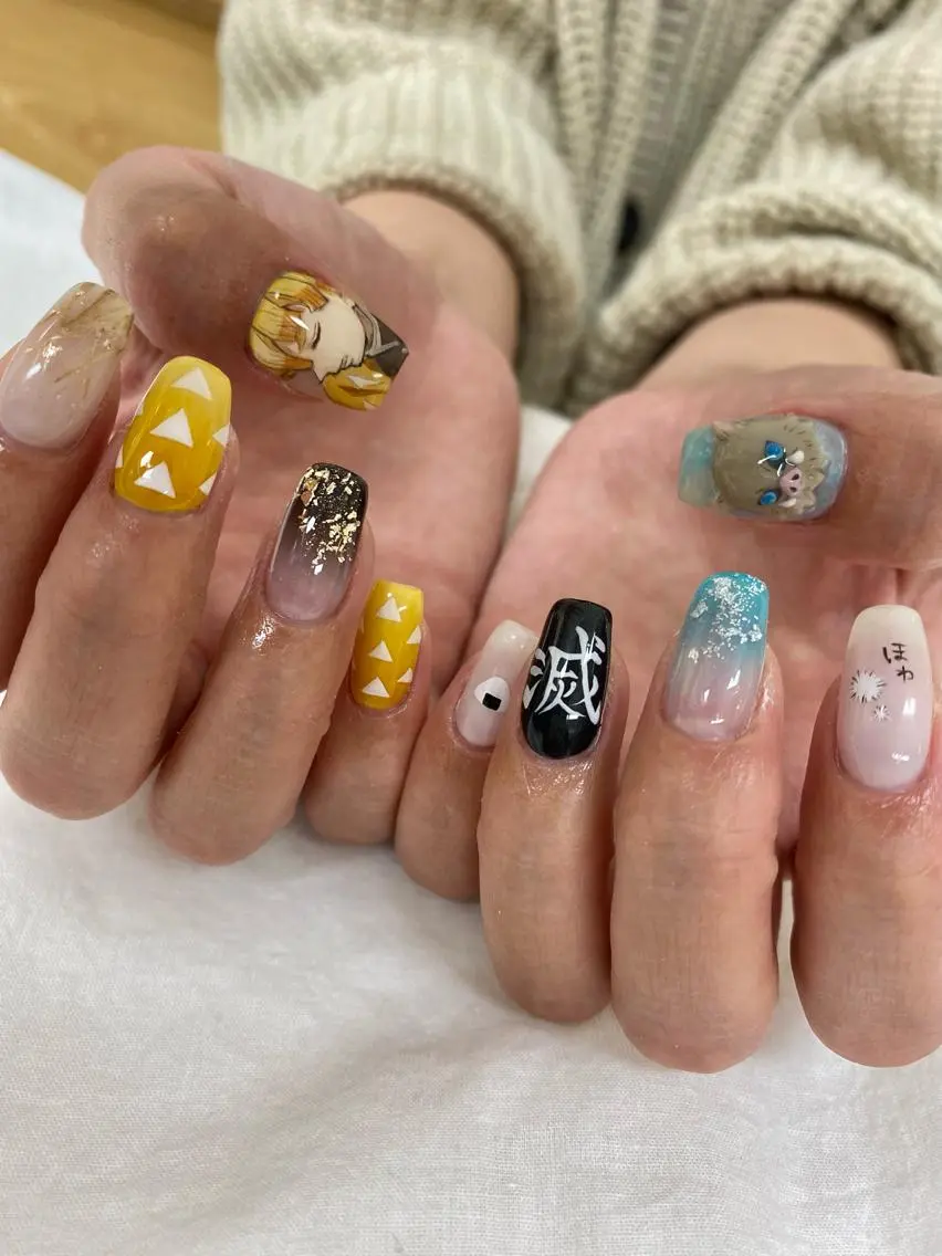 ミディアム ハンドネイル 池袋痛ネイル Nok. 渡辺のネイルデザイン
