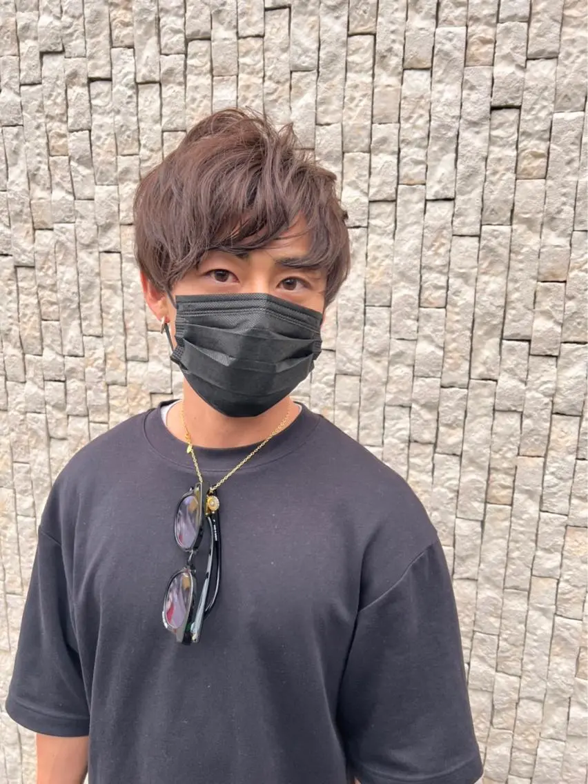 ショート メンズ 下山 大智のヘアスタイル