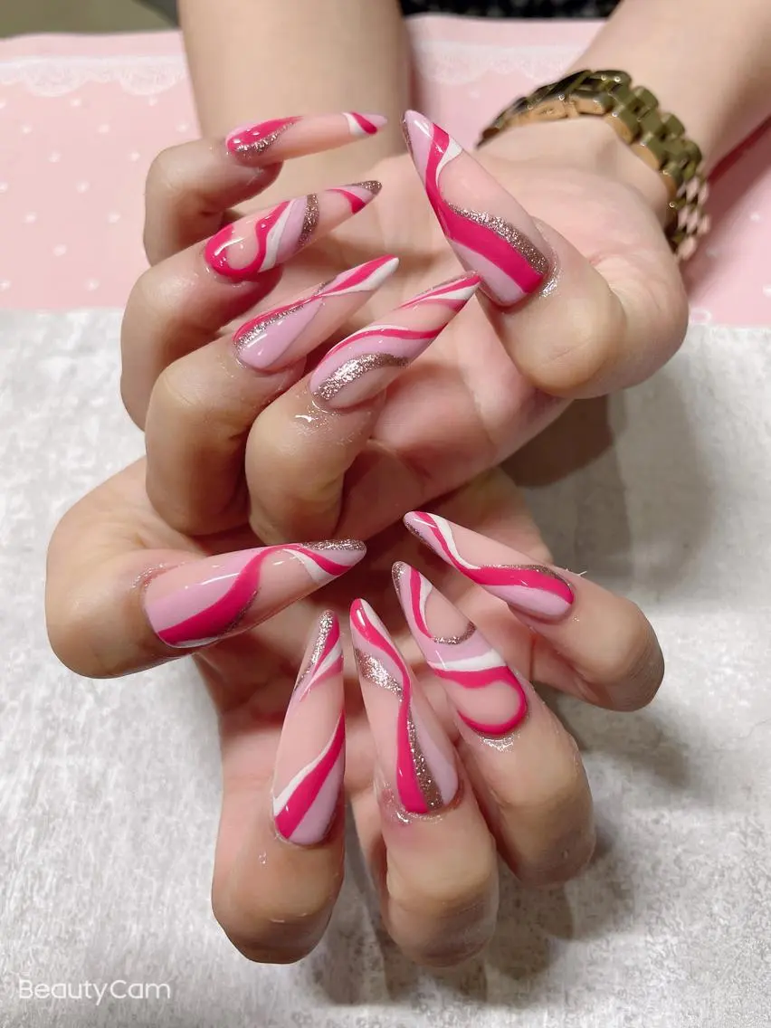 ロング ネイル ハンドネイル 《LB》ラブリエ Nail&eyeのマツエク・マツパデザイン