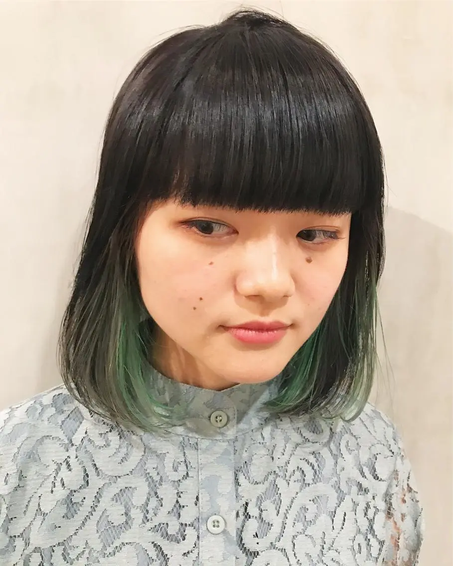 ミディアム カラー カット ヘアカラー トリートメント 優作 〜圧倒的信頼〜のヘアスタイル