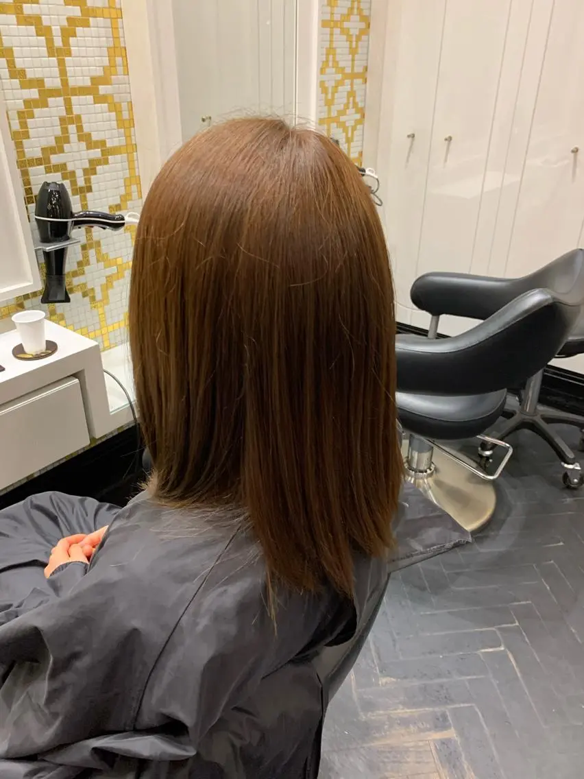 ミディアム color田端 りほのヘアスタイル