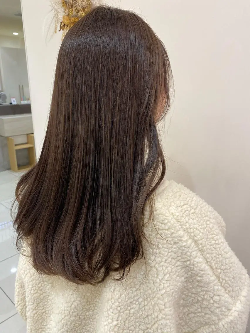 ロング カラー 銀座メンズ専門🖤 叶奈々のヘアスタイル