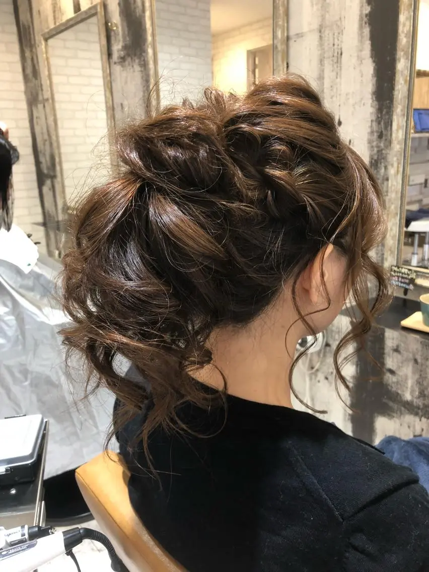 ヘアアレンジ 【デザイナー】田中 美生のヘアスタイル